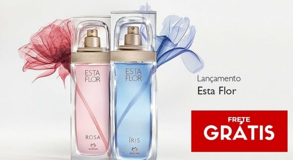 Deo Parfum Esta Flor Íris Ou Rosa Natura 75ml